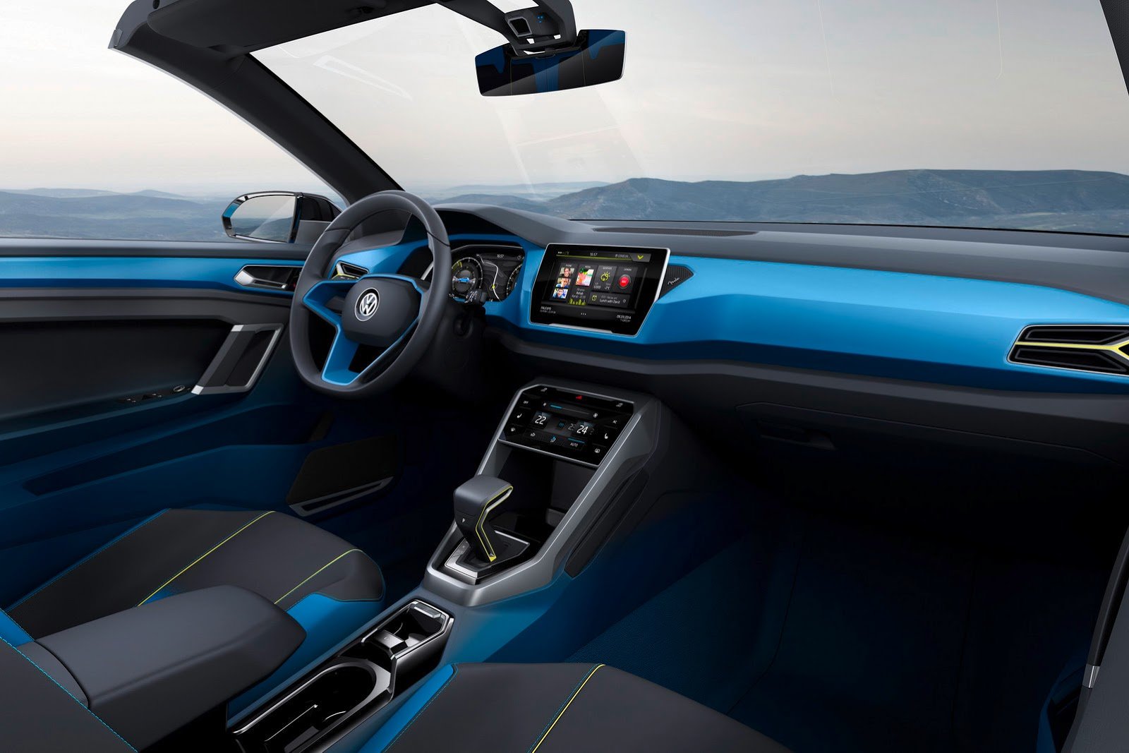 Interni nuovo Suv compatto Volkswagen T ROC 2017