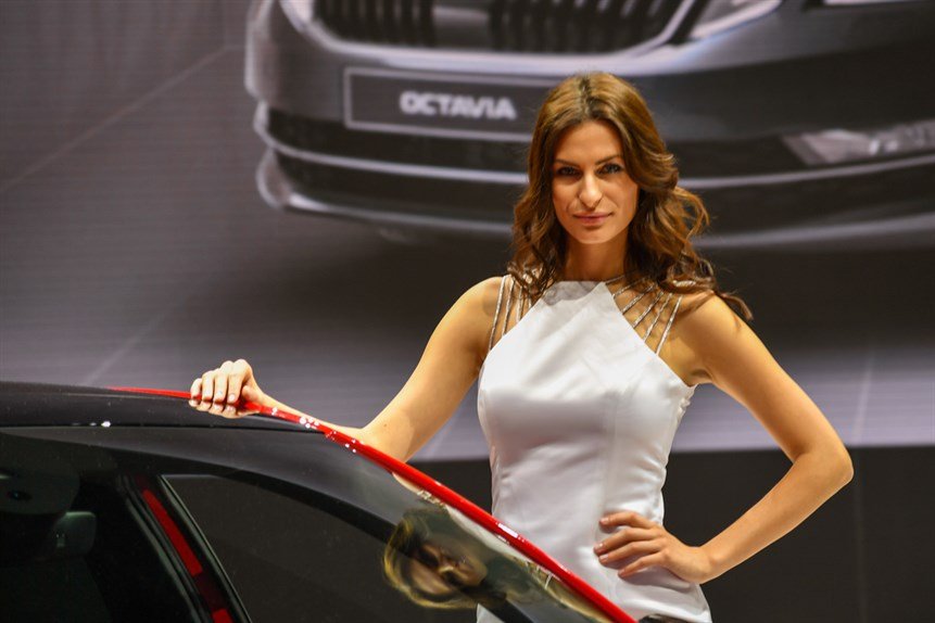 Ragazze Skoda Salone di Ginevra 2017