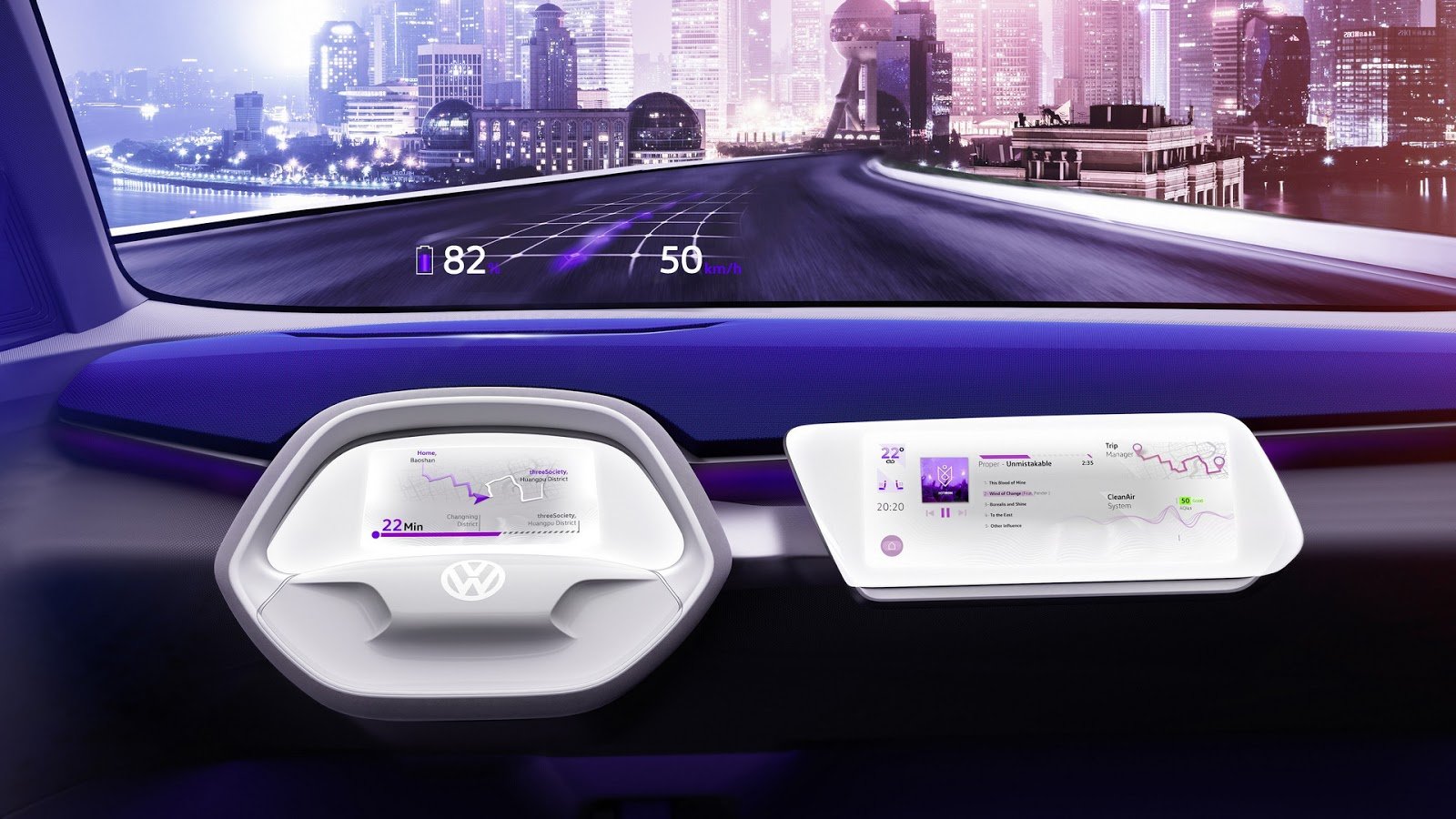 Schermo touch VW ID Crozz