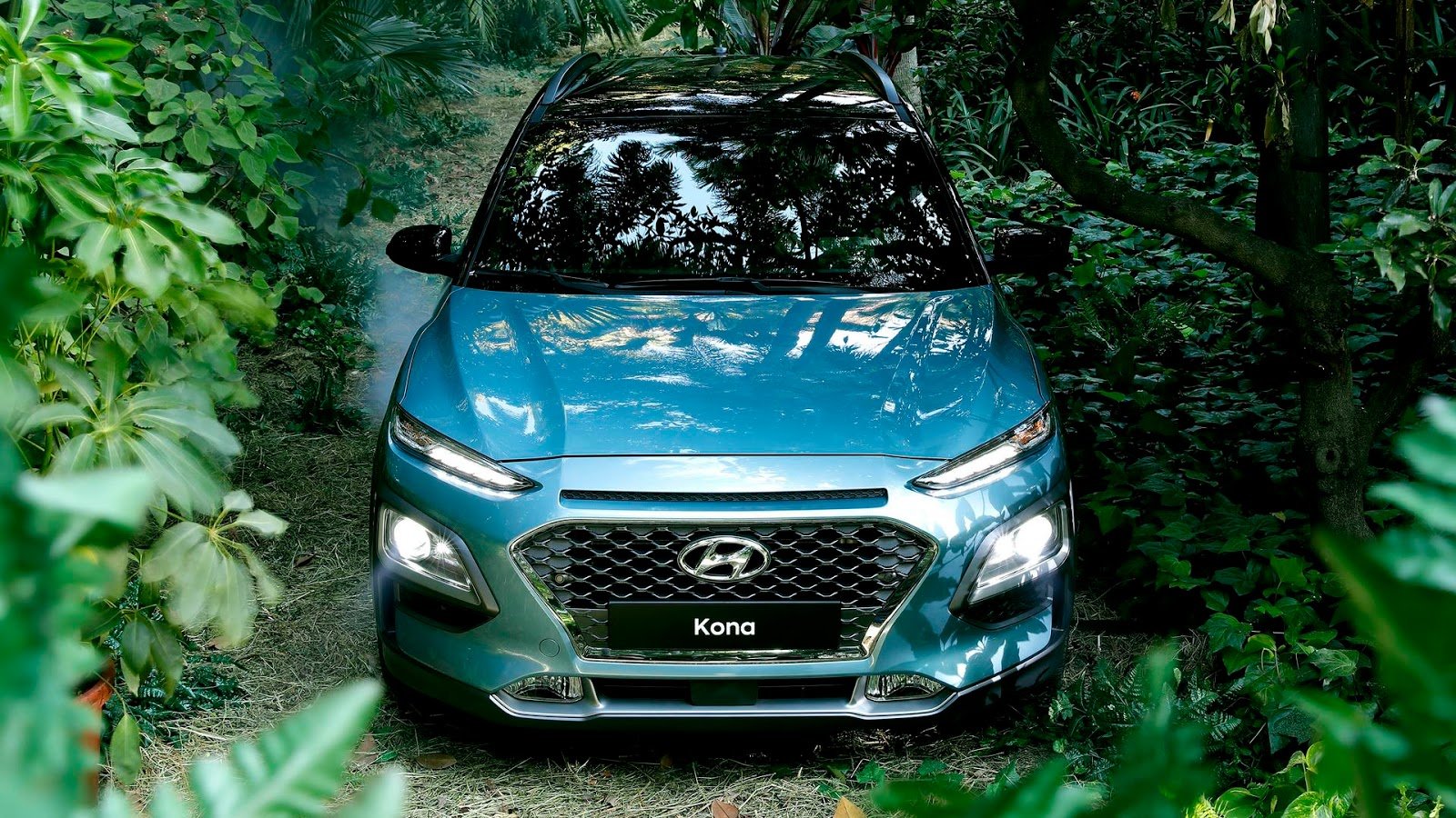 Foto Frontale Nuova Hyundai Kona 2018