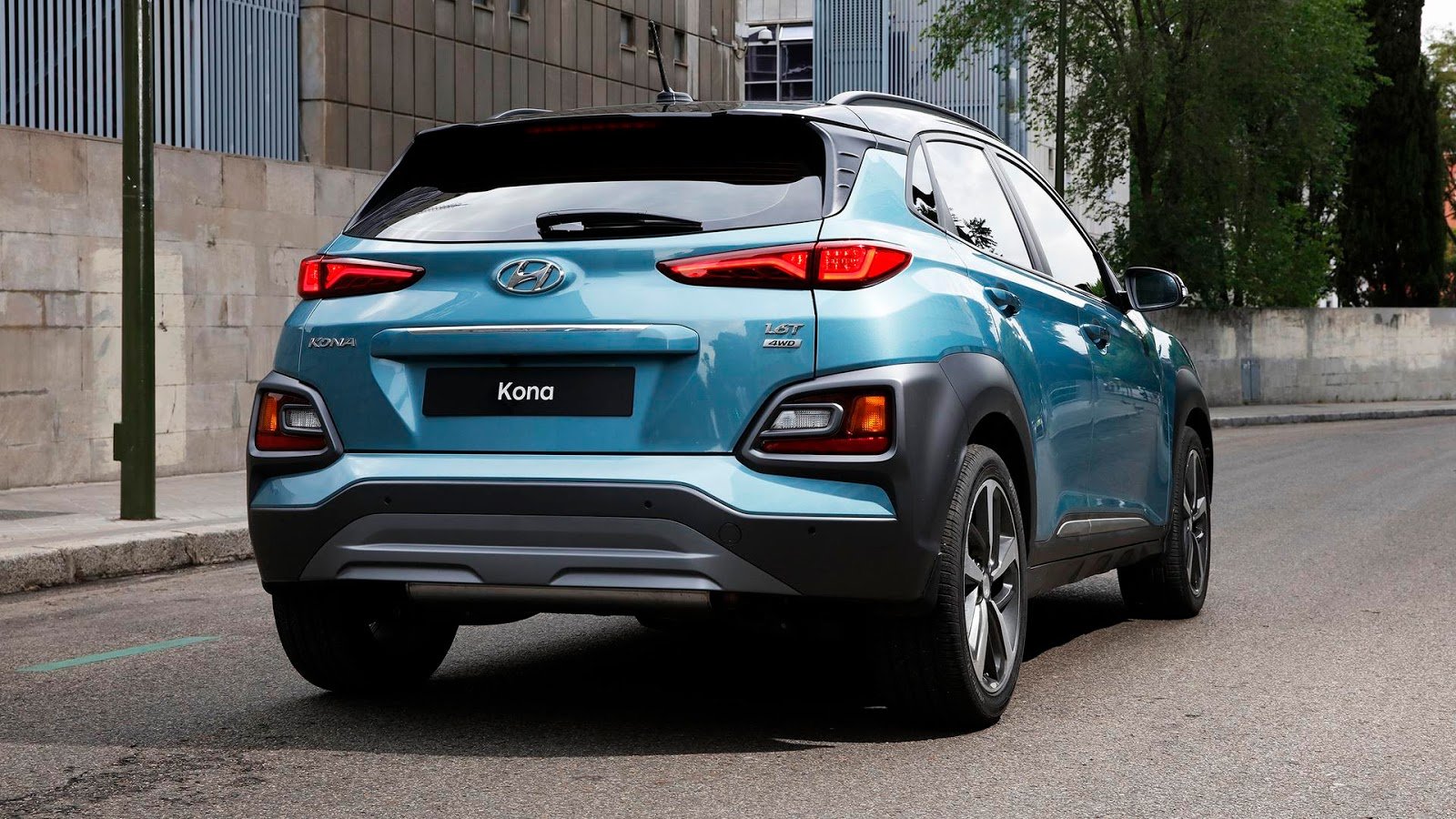 Foto Posteriore Nuova Hyundai Kona 2018