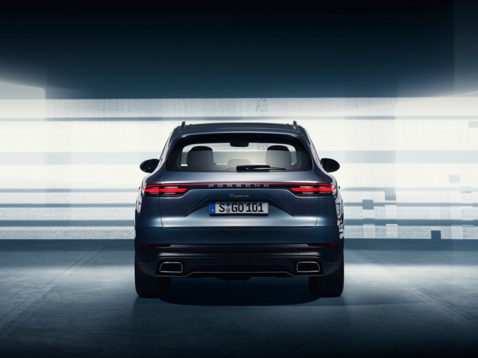 Immagine Posteriore nuova Porsche Cayenne 2018