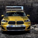 Foto frontale nuova BMW X2 2018