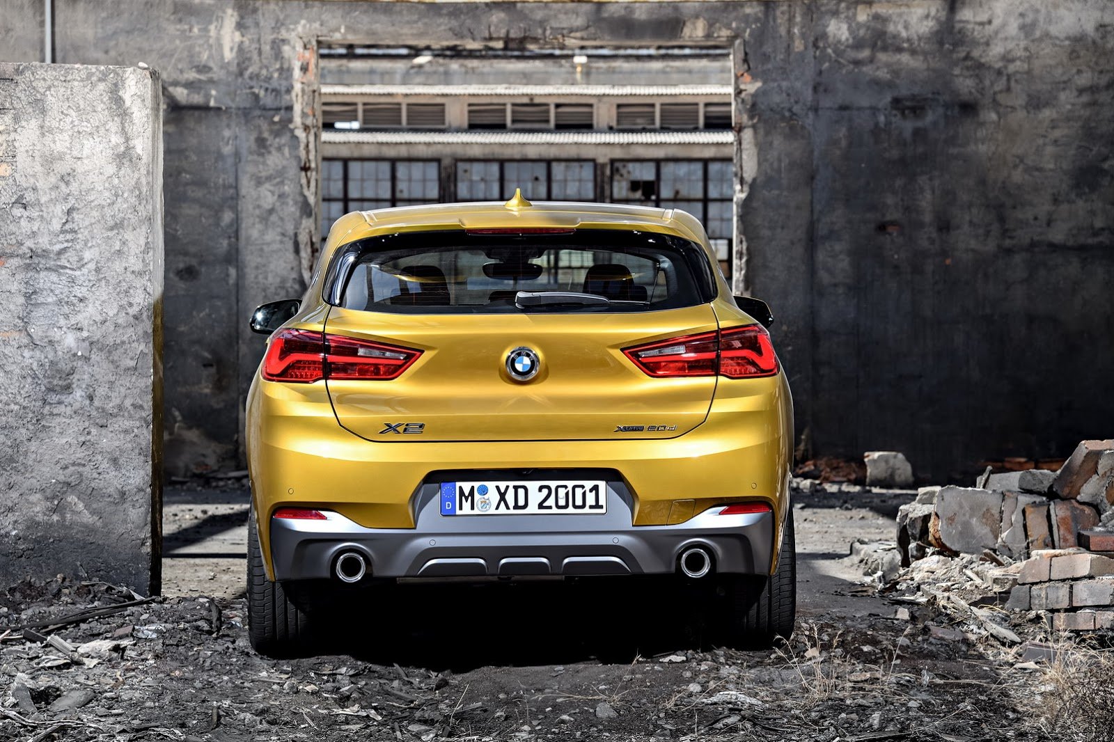 Posteriore nuova BMW X2 2018