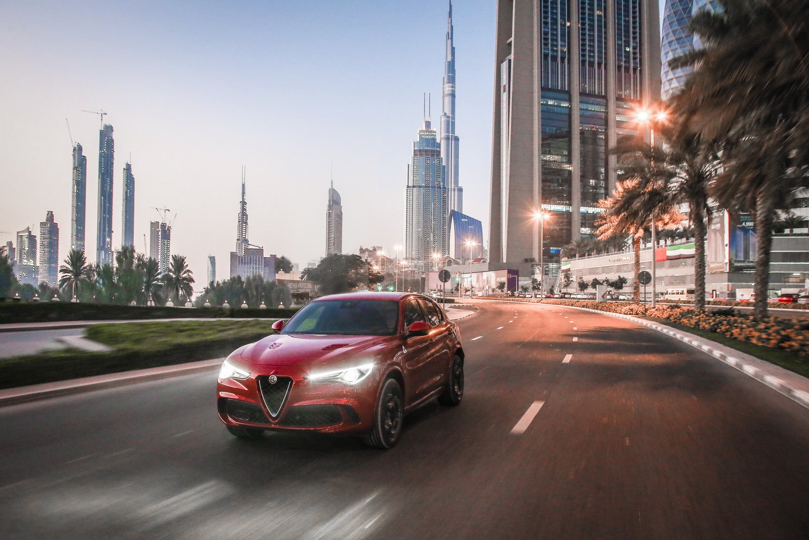 Alfa Romeo Stelvio Quadrifoglio a Dubai