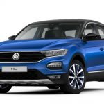 Nuovo crossover Volkswagen T ROC 2018 colore blu ravenna