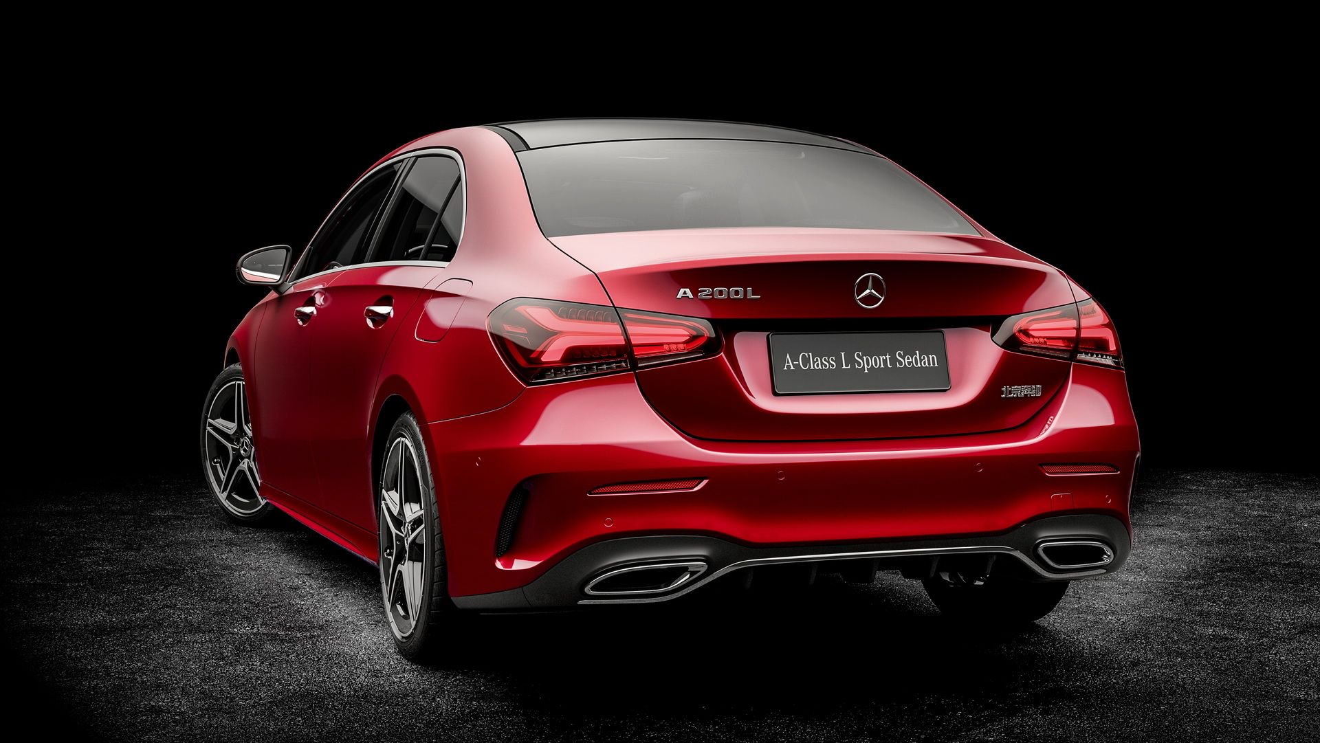 Immagine posteriore Nuova Mercedes Classe A Sedan 2018