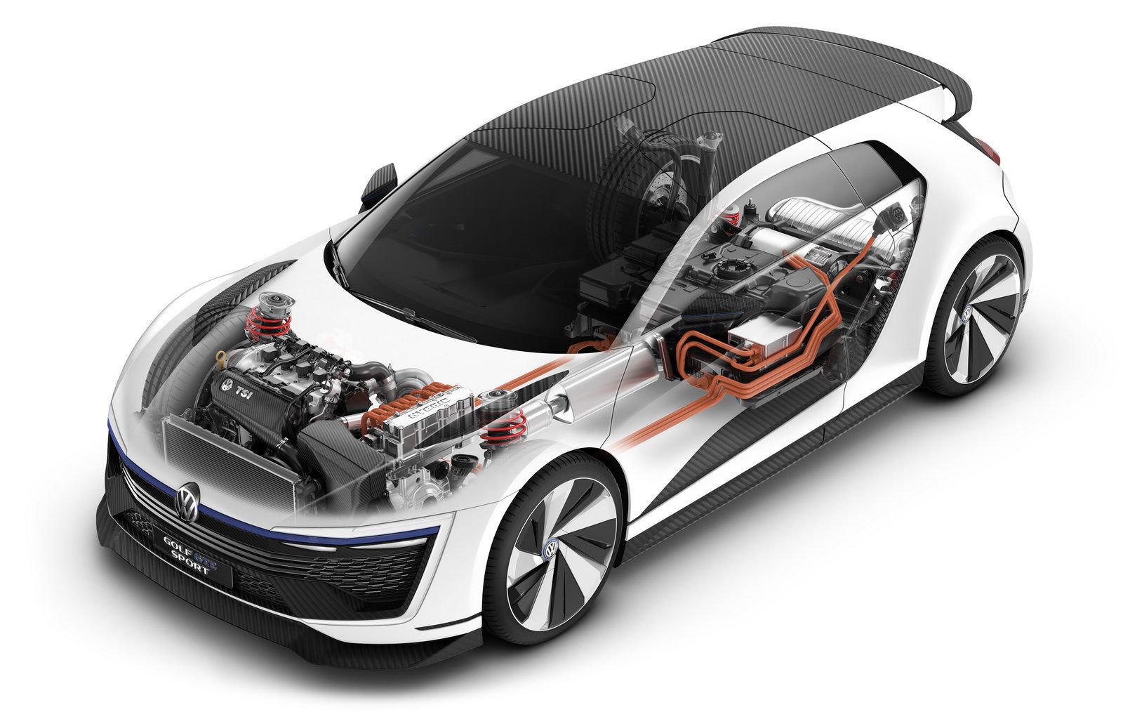 Immagine Concept nuova VW Golf GTE Sport