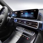 Immagine interni nuovo suv mercedes elettrico EQC 2019