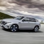 Immagini nuovo suv medio Mercedes elettrico EQC 2019