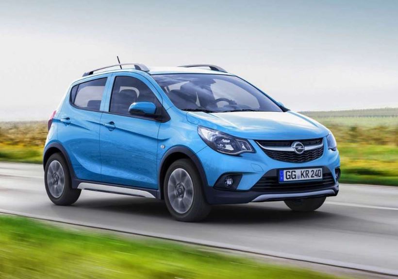 Nuova Opel Karl Rocks 2018 dimensioni colori prezzi e consumi