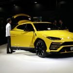 Settore Lamborghini al Salone di Parigi 2018