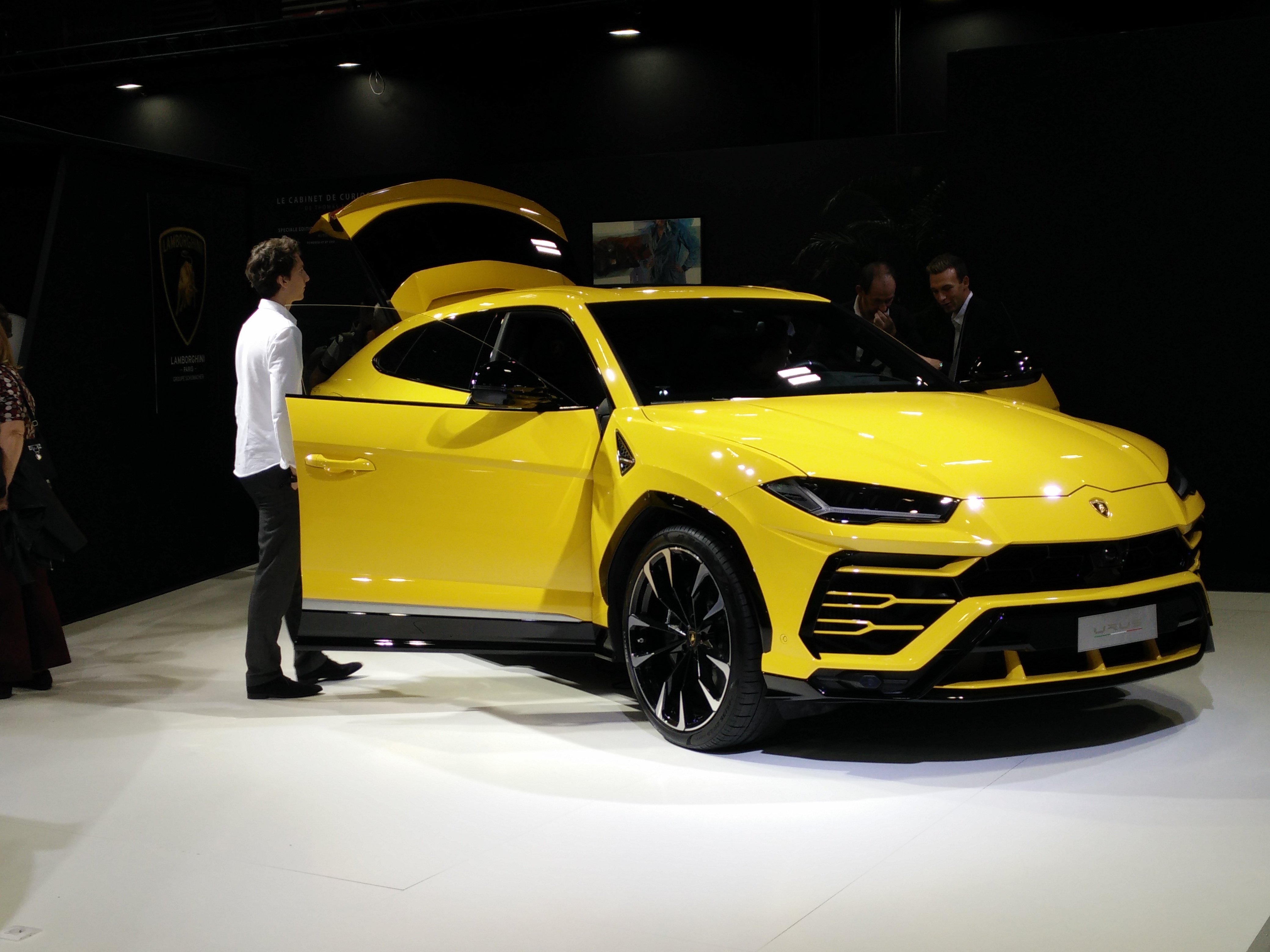 Settore Lamborghini al Salone di Parigi 2018