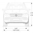 Dimensioni nuovo Mercedes GLE 2019