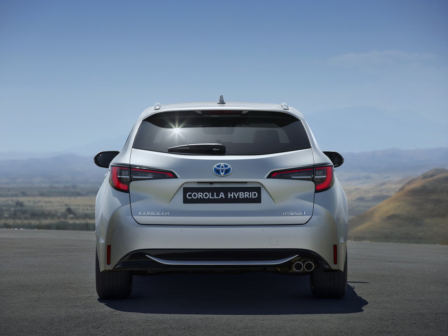 Immagine posteriore nuova Toyota Corolla 2019 Sports Wagon
