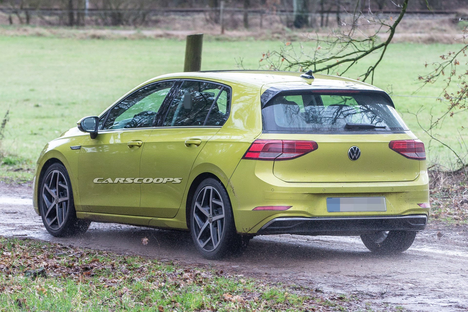 Nuova Golf 8 posteriore Foto spia