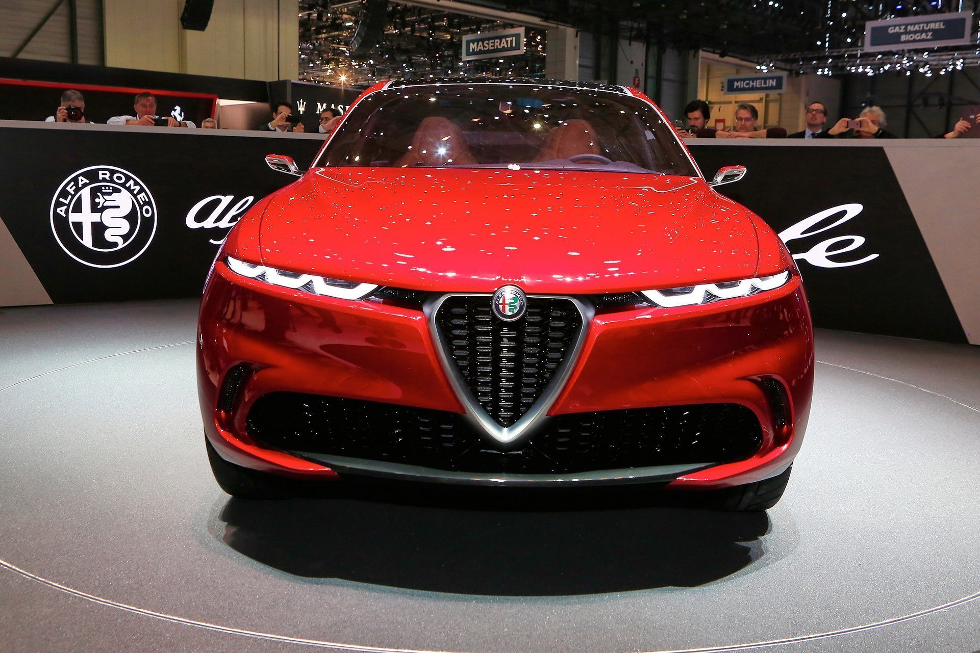 Frontale nuovo Suv Alfa Romeo Tonale 2019