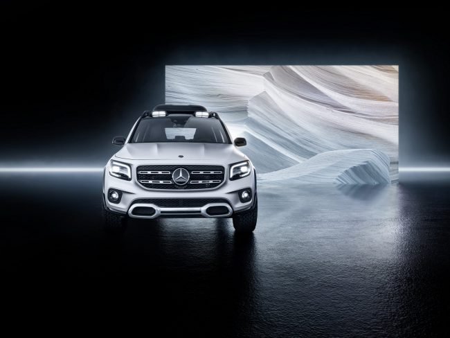 Frontale concept nuovo suv Mercedes GLB