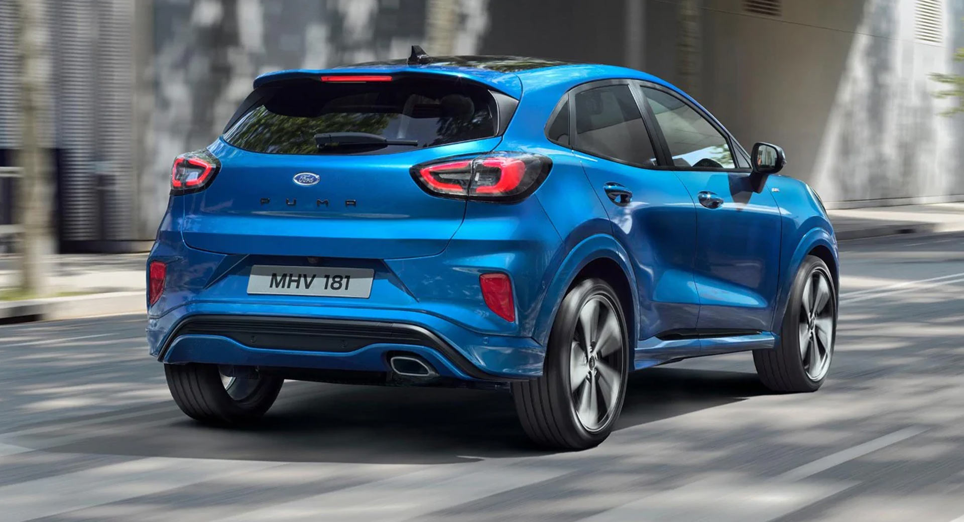 Foto posteriore nuova Ford Puma