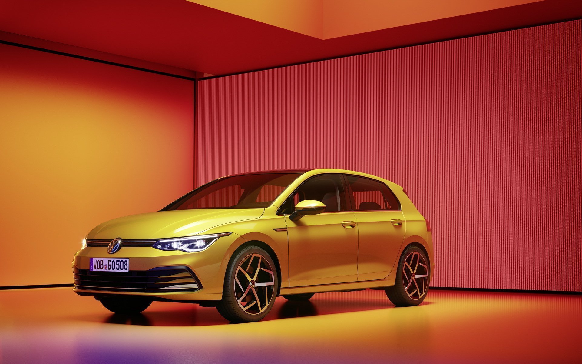 Frontale nuova Golf 8