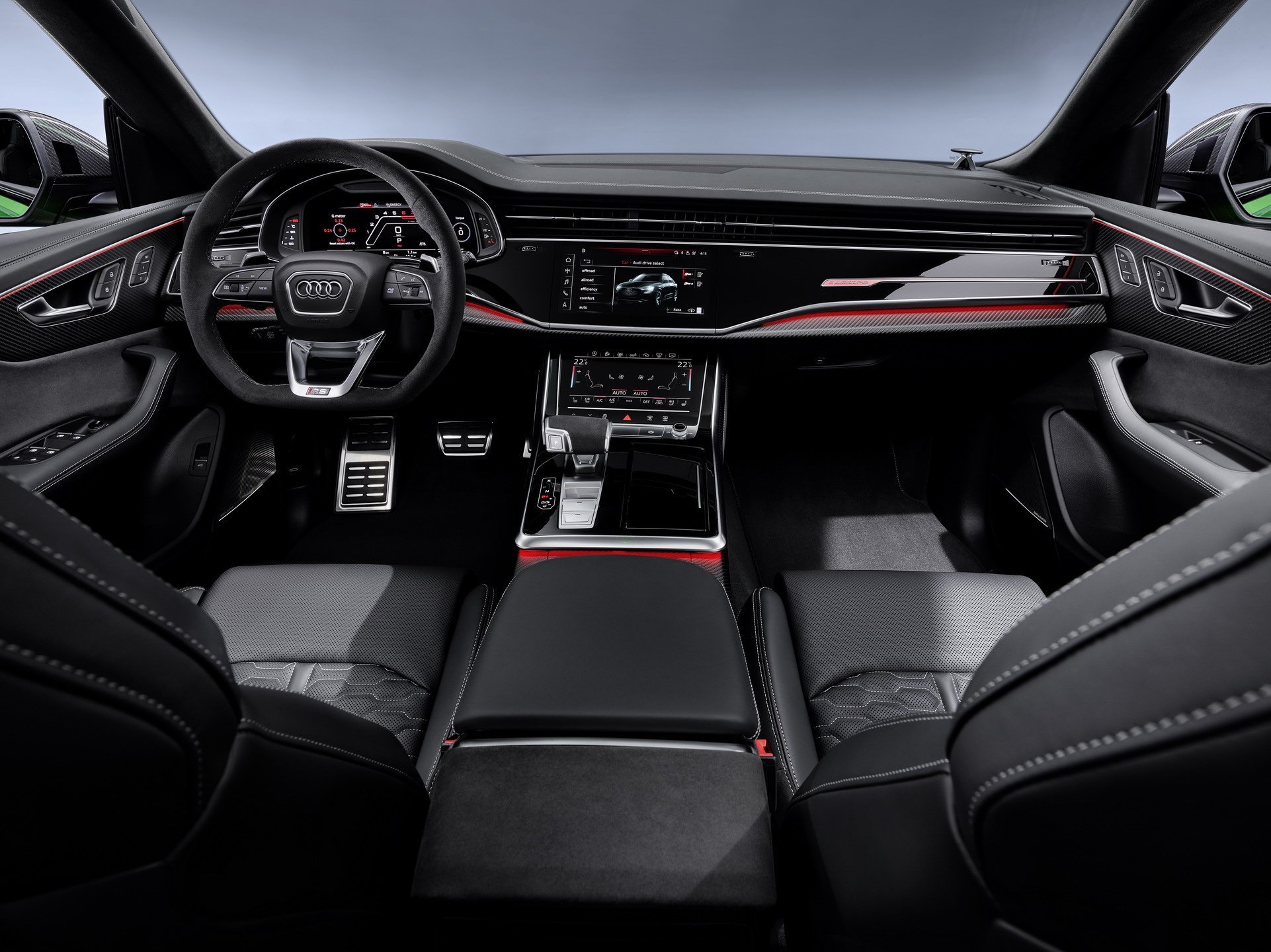 Immagine interni nuovo Suv da 600 cv Audi RS Q8