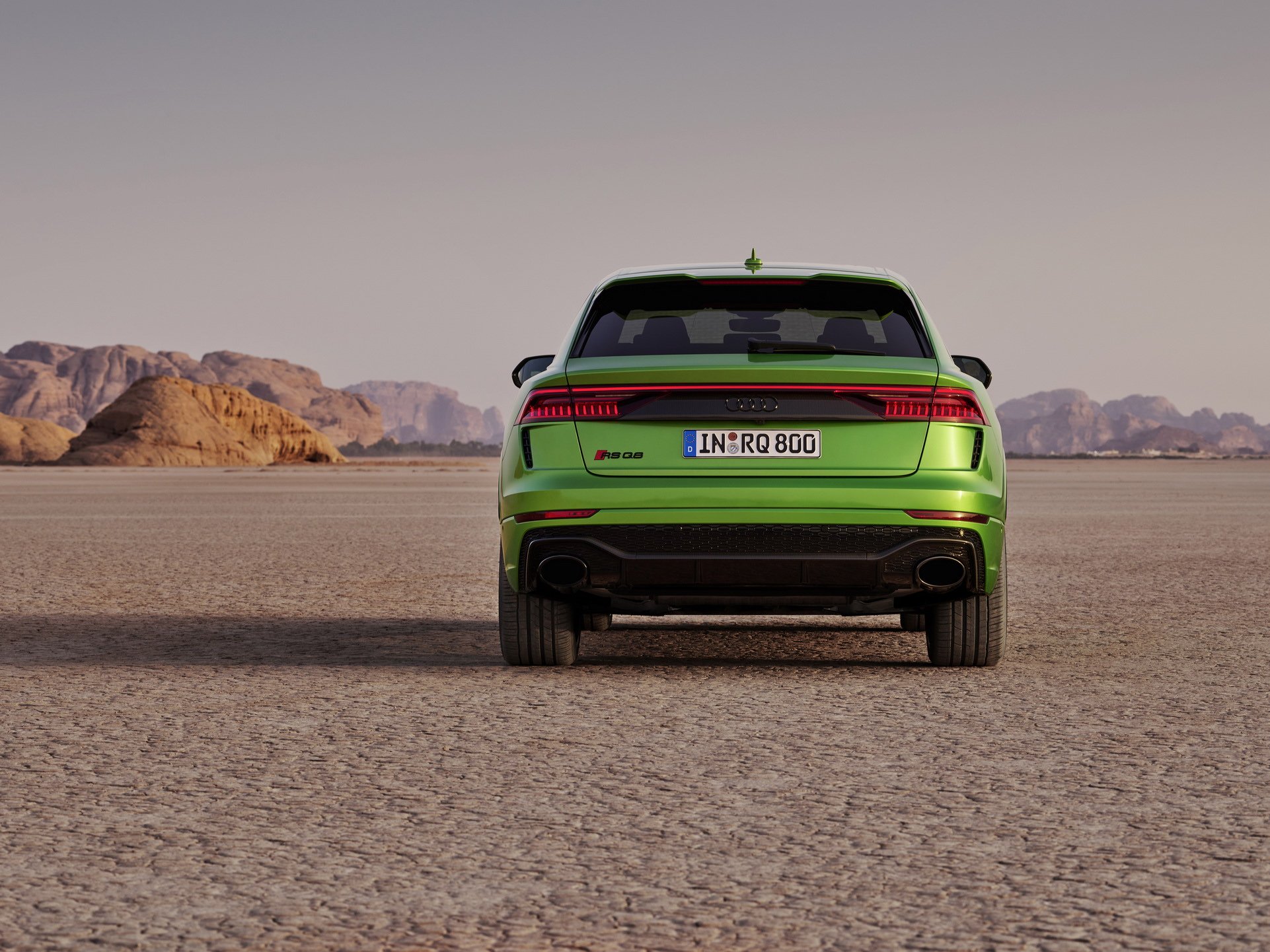 Immagine posteriore nuovo Audi RS Q8 2020