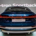 Posteriore nuova Audi e tron Sportback 2020