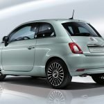 Nuova Fiat 500 Hybrid 2020 color verde rugiada