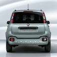 Posteriore nuova Fiat Panda Hybrid 2020 color verde rugiada