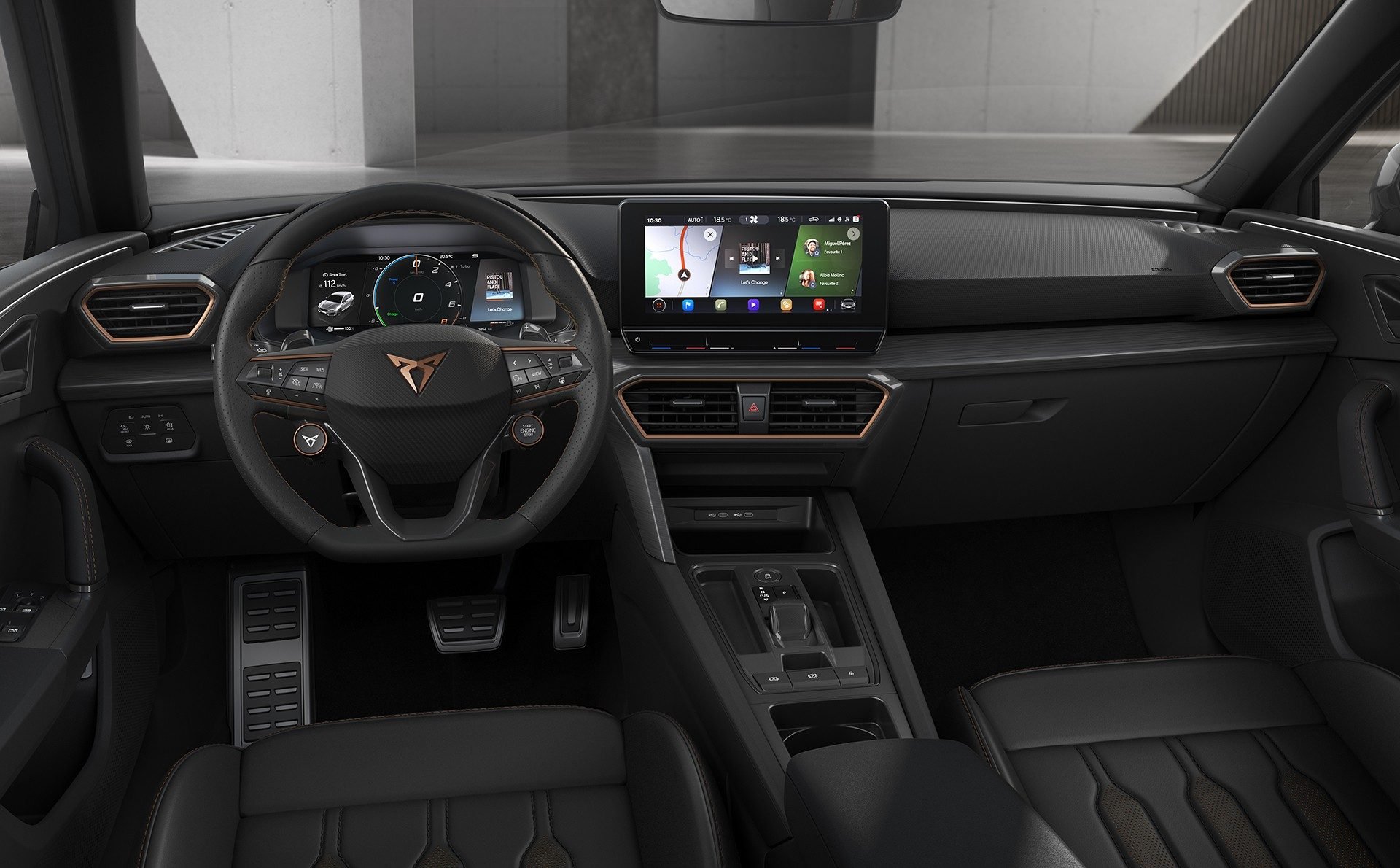 Foto interni nuova Cupra Leon 2020 anche ibrida