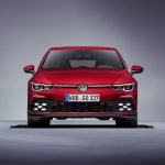 Immagine frontale nuova Volkswagen Golf 8 GTI 2020