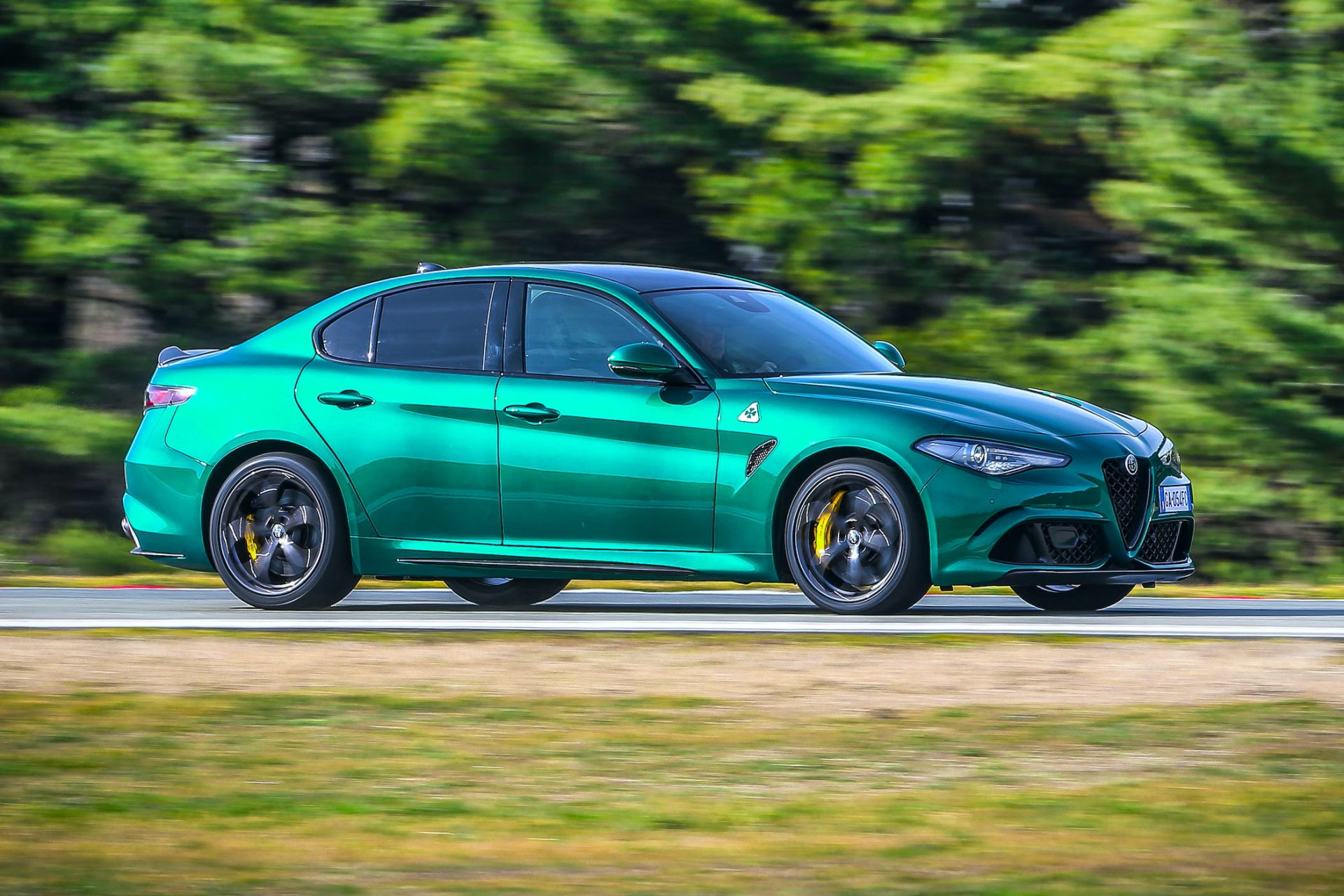 Immagini Fiancata Nuova Alfa Romeo Giulia Quadrifoglio 2020