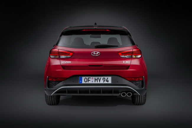 Posteriore nuova Hyundai i30 2020 compatta