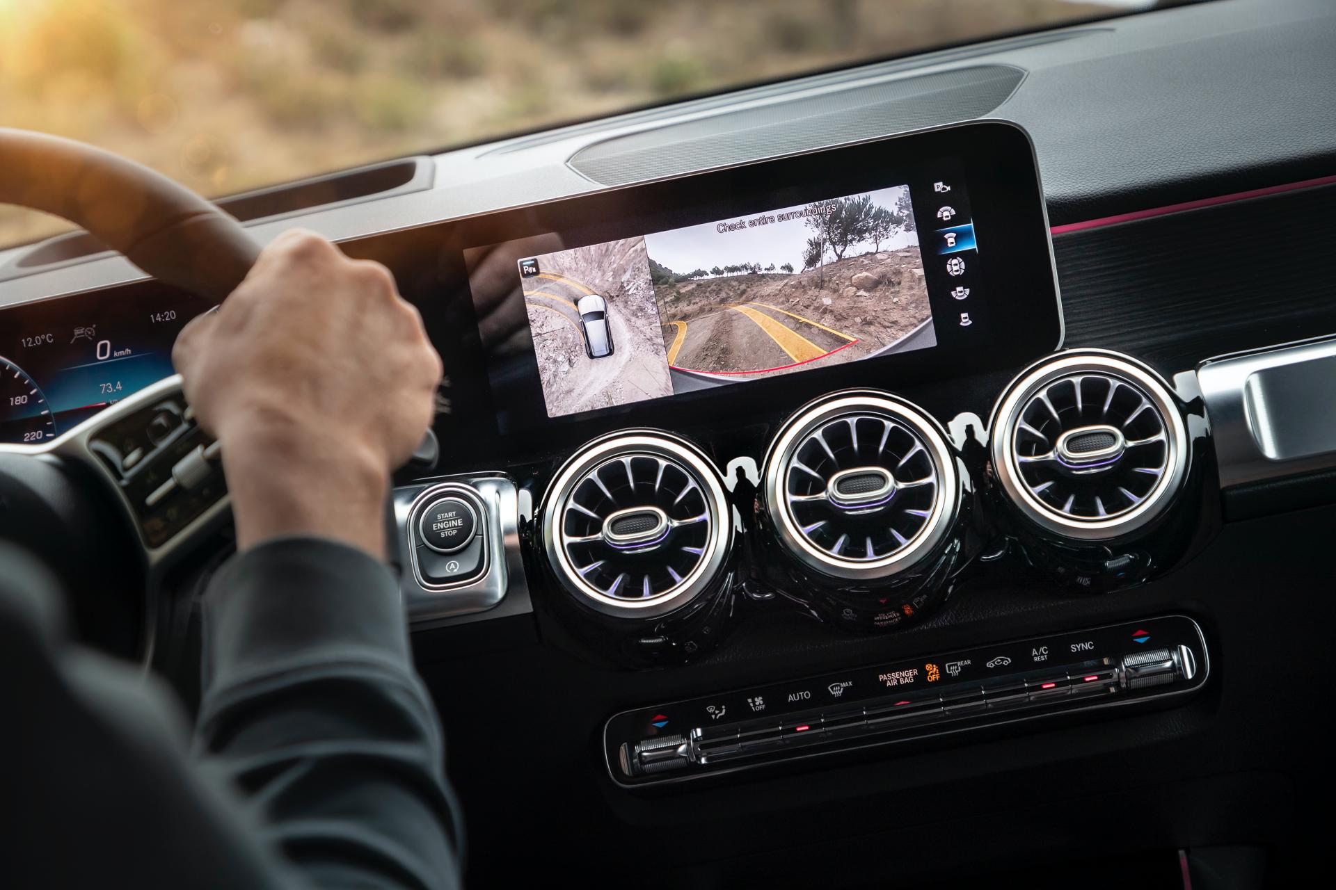 Schermo nuovo Mercedes GLB