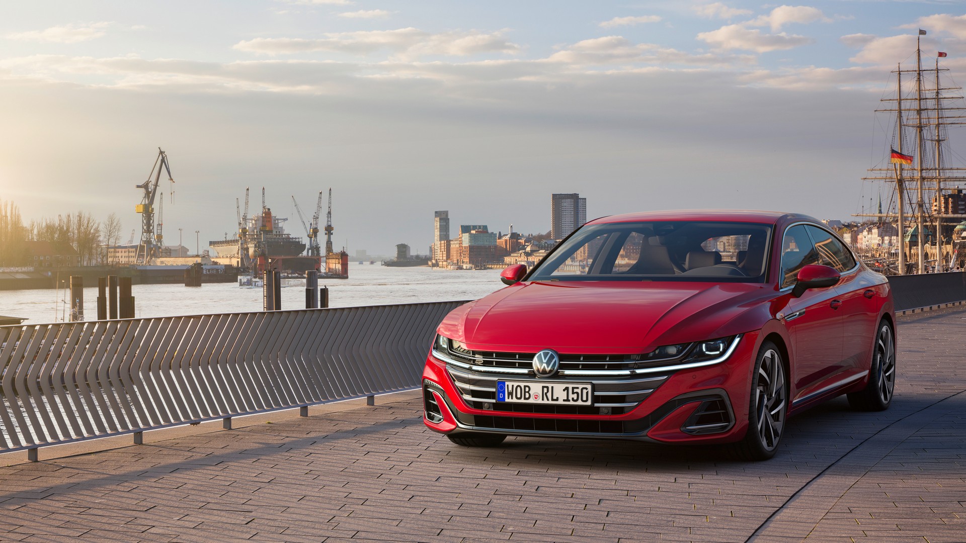 Immagine frontale Volkswagen Arteon Restyling 2020