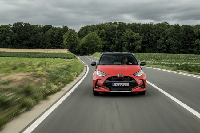 Immagine frontale nuova Toyota Yaris 2020 Immagine frontale nuova Toyota Yaris 2020