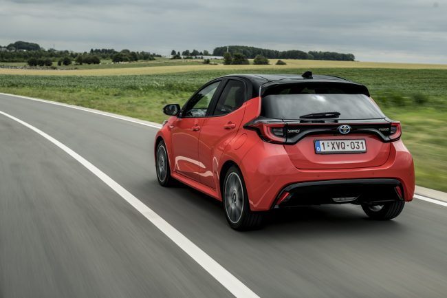 Immagine posteriore nuova Toyota Yaris 2020 Immagine posteriore nuova Toyota Yaris 2020