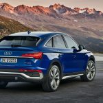 Foto posteriore nuova Audi Q5 Sportback 2021