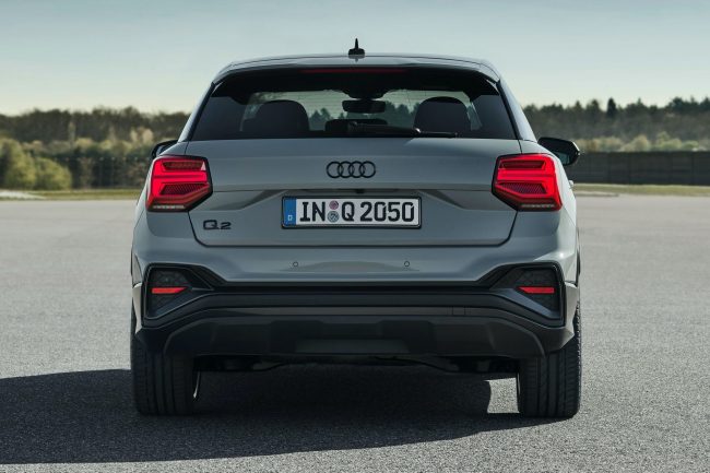 Immagine posteriore nuova Audi Q2 restyling 2020 Immagine posteriore nuova Audi Q2 restyling 2020