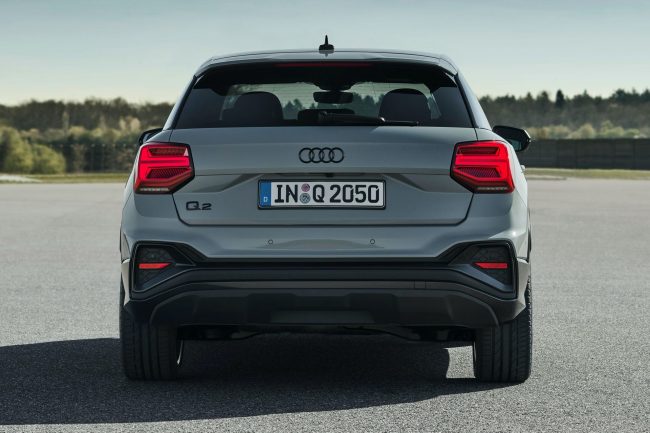 Immagine posteriore nuova Audi Q2 restyling 2020