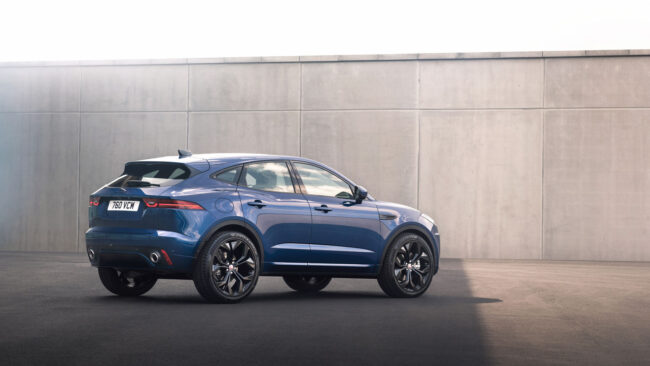 Immagine fiancata nuova Jaguar E Pace 2021