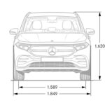 Dimensioni nuova Mercedes EQA 2021
