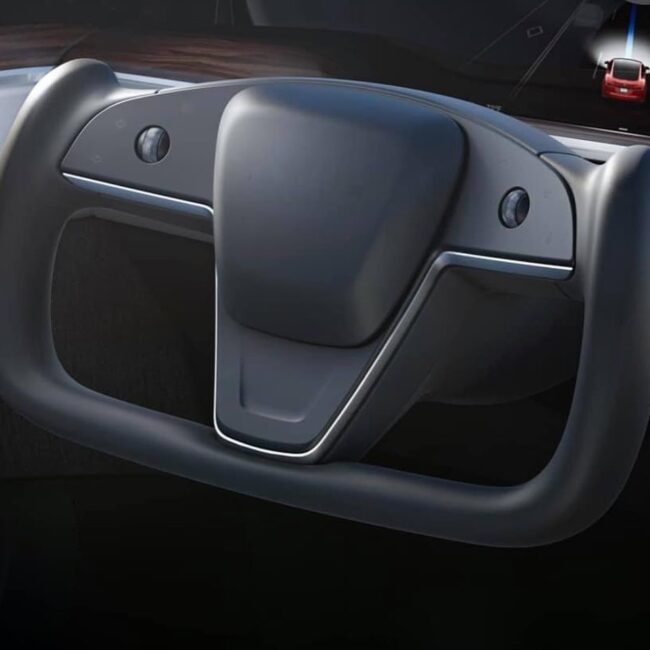 Immagine nuovo volante Tesla Model S 2021