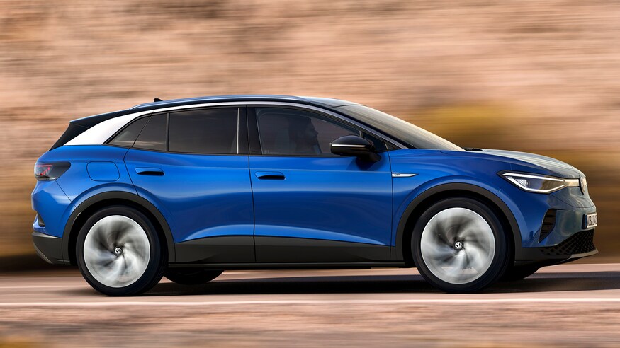 Foto fiancata nuova Volkswagen ID 4 2021