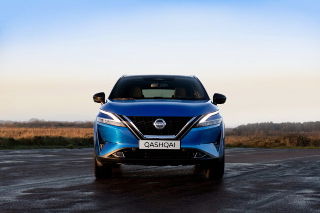 Immagine frontale nuovo Nissan Qashqai 2021 Immagine frontale nuovo Nissan Qashqai 2021