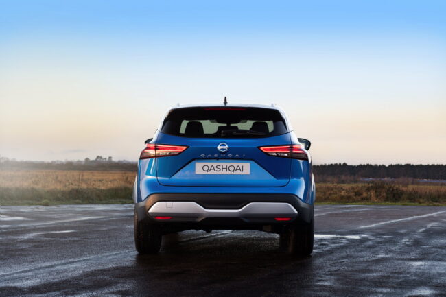 Immagine posteriore nuovo Nissan Qashqai 2021 Immagine posteriore nuovo Nissan Qashqai 2021
