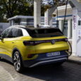 Immagine posteriore nuovo suv elettrico Volkswagen ID 4 2021