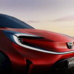 Immagine nuovi fanali Toyota Aygo X