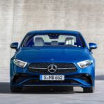 Immagine frontale nuova Mercedes CLS 2021