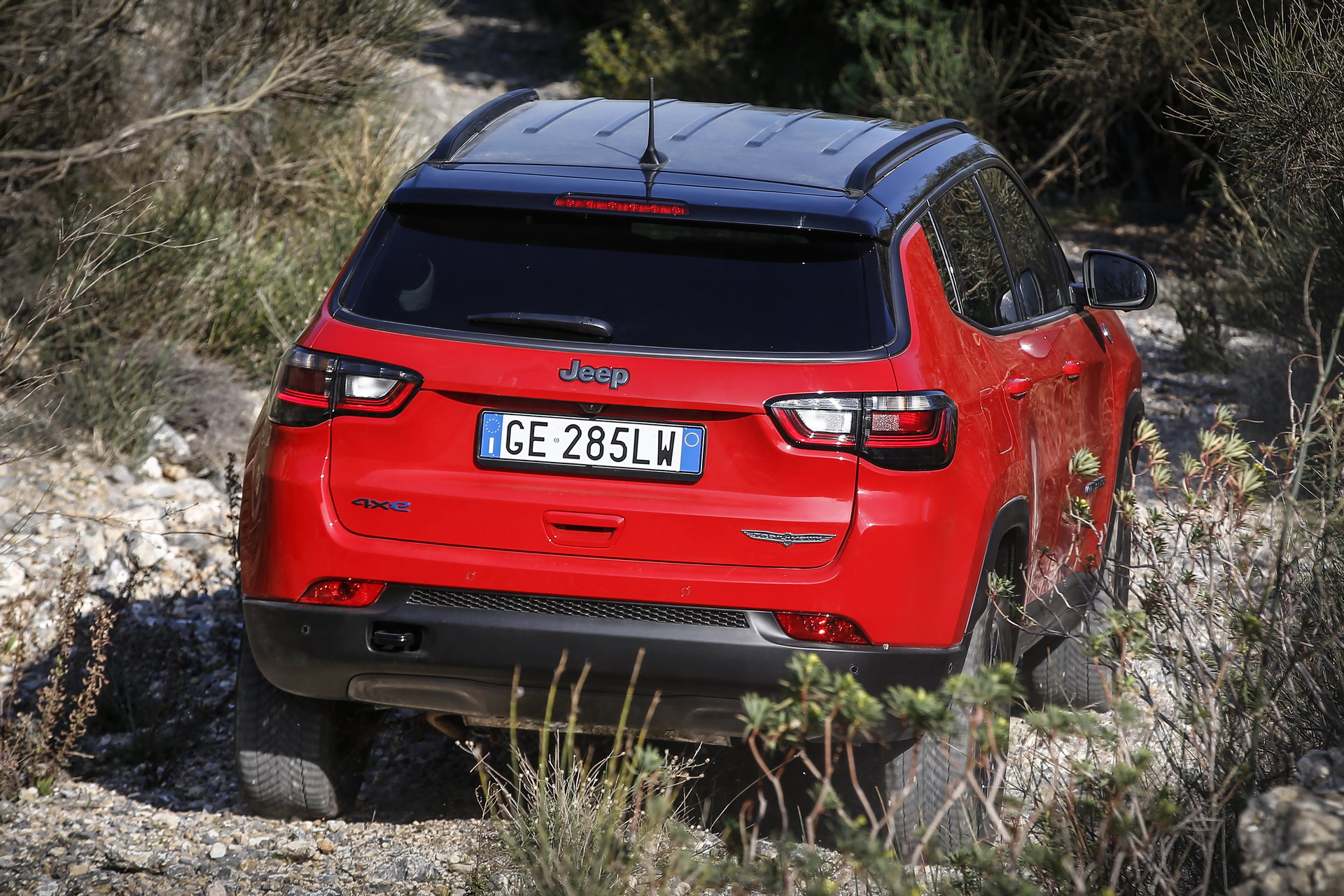 Immagine posteriore nuova Jeep Compass 2021 Restyling